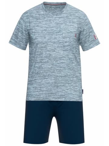Tom Tailor Shorty Kilkenny in blau-mittel-melange