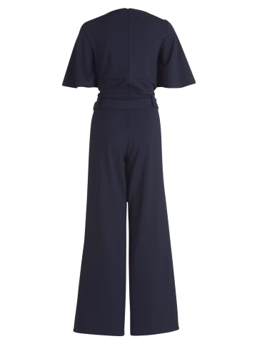 Vera Mont Jumpsuit mit gekräuseltem Ausschnitt in Night Sky