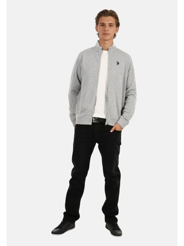 U.S. Polo Assn. Jacke U.S. POLO ASSN. Herren Sweatjacke P020 in Grau Meliert