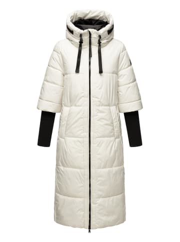Navahoo Steppmantel Ciao Miau XIV in Offwhite