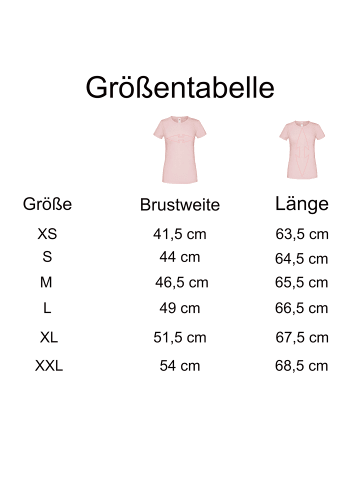PAULGOS Damen T-Shirt, Herzen rosegold in Rosa