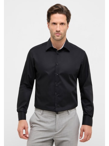 Eterna Hemd MODERN FIT in schwarz