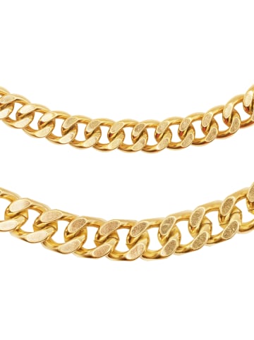 Steel_Art Schmuckset Frauen mit Halskette und Armband Set Mira goldfarben in goldfarben