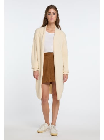 IZIA Langer Strick-Cardigan in Creme