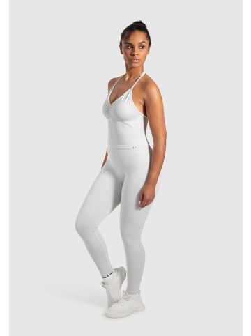 SMILODOX Crop Top Malena in Hellgrau