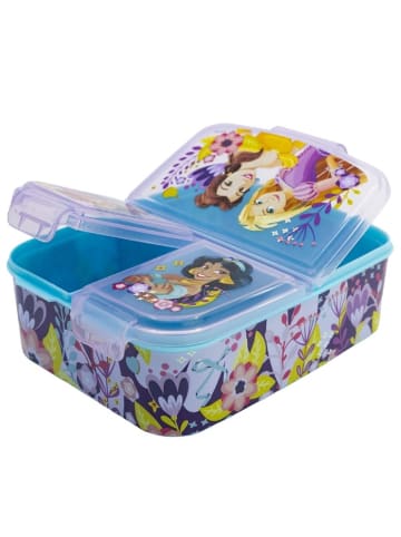 Disney Disney Princess Kinder Brotdose – Lunchbox mit 3 Fächern & tollem in Rosa