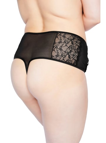 Ulla Popken String in schwarz