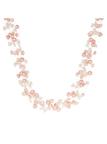 Valero Pearls Kette aus Sterling Silber mit Süßwasser-Zuchtperle in rosa