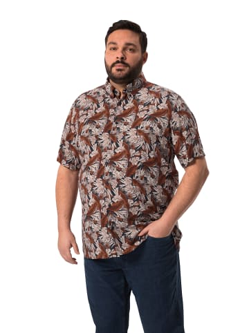 Men Plus Hemd in navy blau