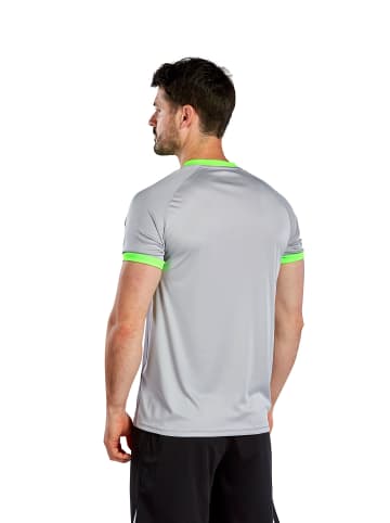 erima Mantua Trikot in silver grey/green gecko