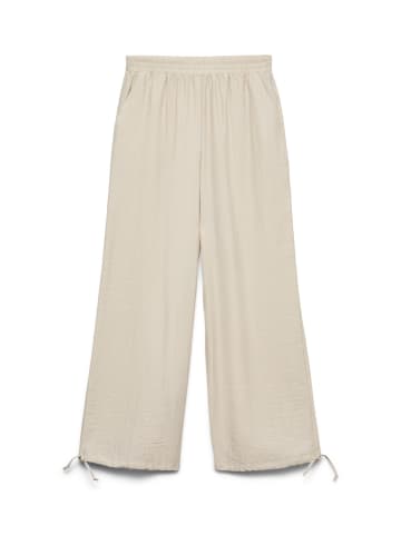 Vero Moda Hose mit weitem Beinschnitt in Oatmeal