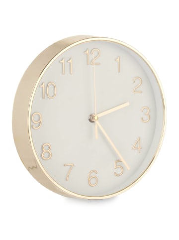 GIFTDECOR Wanduhr in gold