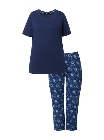 Ulla Popken Pyjama in nachtblau