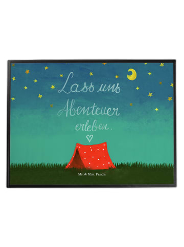 Mr. & Mrs. Panda Schreibunterlage Abenteuer mit Spruch in Bunt