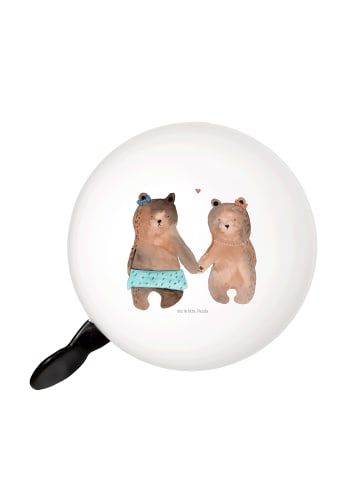 Mr. & Mrs. Panda Fahrrad Klingel Bär Freundin ohne Spruch in Weiß