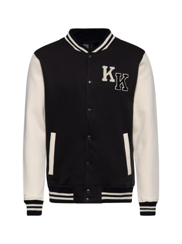 King Kerosin King Kerosin College Jacke Man in Black in schwarz