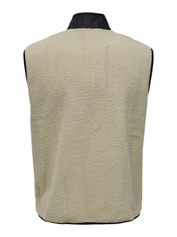 ONLY & SONS Sweatshirt mit Stehkragen in Silver Lining