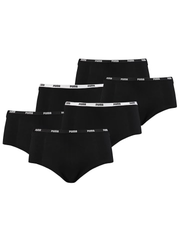 Puma Panty 6er Pack in Schwarz