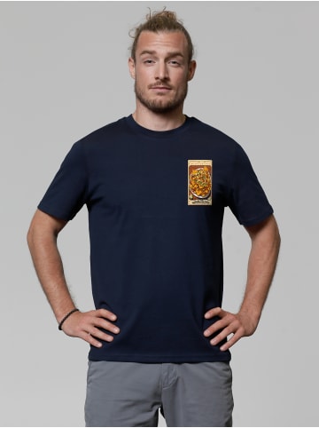 wat? Apparel T-Shirt Tarot Nachos in Dunkelblau