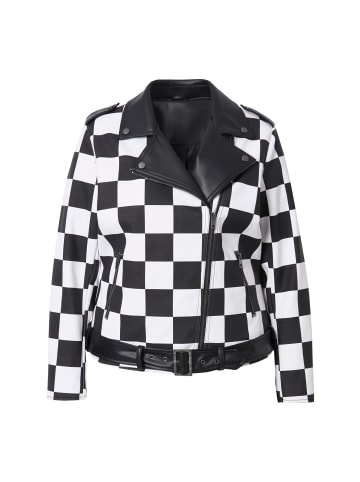 Angel of Style Lederjacke in schwarz