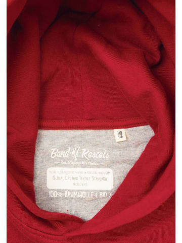 Band of Rascals Kapuzenpullover " Plain " in red