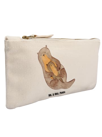 Mr. & Mrs. Panda Schminktasche Otter Kind ohne Spruch in Weiß