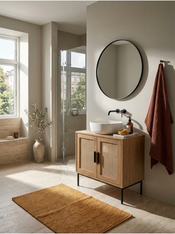 KADIMA DESIGN Waschbeckenunterschrank Eiche-Optik 60x60x40 cm mit Türen,