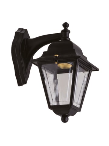 Licht-Erlebnisse Außen Wandlampe (B)14 x (H)26 cm in Schwarz