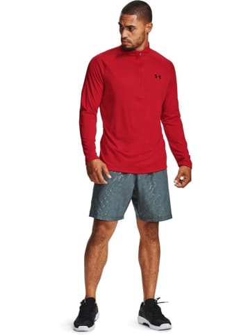 Under Armour Longsleeve "Tech" in Rot