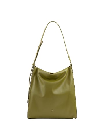 DuDu Up Schultertasche Leder 32 cm olive green