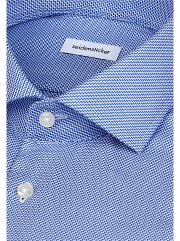 Seidensticker Business Hemd Slim in Mittelblau