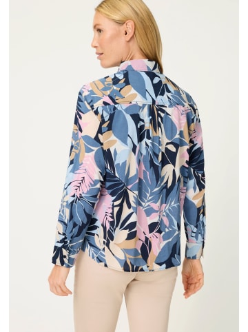 Olsen Bluse in blau rosa