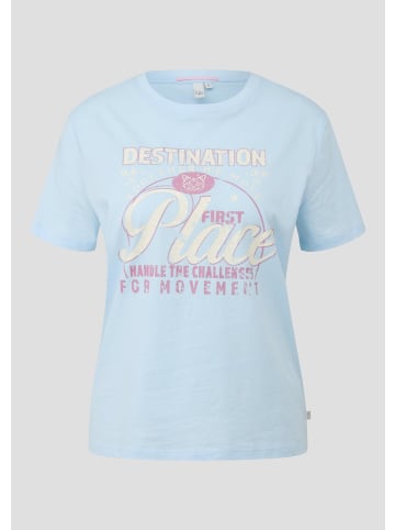 QS T-Shirt in 51D0_hellblau