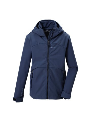 Killtec Softshelljacke mit Kapuze in Blau