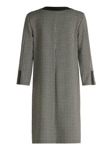 Betty Barclay Jerseykleid mit Eingrifftaschen in Weiß/Schwarz