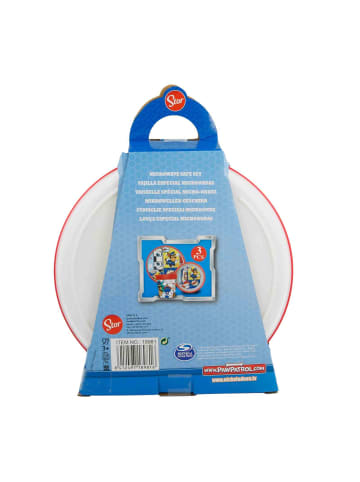 Stor 3er Set Kindergeschirr Paw Patrol in bunt