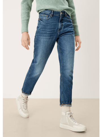 QS Denim Hose 7/8 in Blau