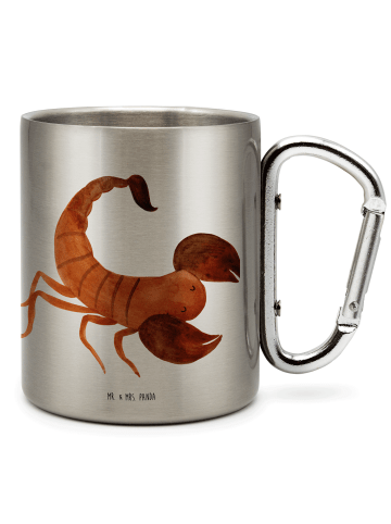 Mr. & Mrs. Panda thermotasse Sternzeichen Skorpion ohne Spruch in Silber