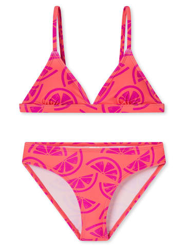 Schiesser Triangel-Bikini Aqua Teens in vivid red