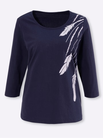 Sieh an! 3/4-Arm-Shirt in marine