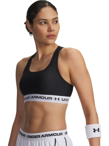 Under Armour Sport-BH "Crossback Mid Bra" in Schwarz