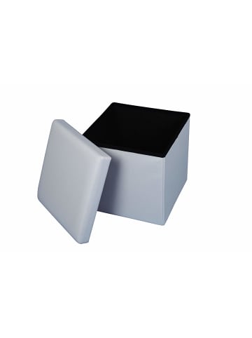 Echtwerk Sitzwürfel/Aufbewahrungsbox "StoreCube" in Weiß