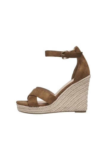 ONLY Sandalen mit Absatz in Cognac