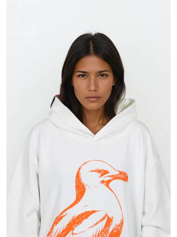 Salzhaut Hoodie VÖÖRUT in Offwhite