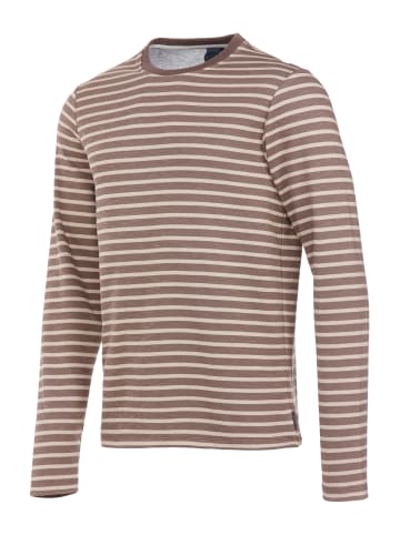 elkline Sweatshirt Freejazz in mudbrown - sand