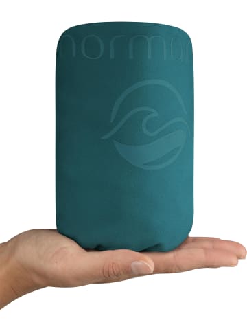 normani Mikrofaser Badeponcho für Erwachsene Camuy in Petrol