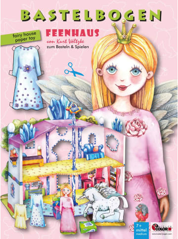 Atelier Feenhaus basteln Bastelbogen mit Anziehpuppe Ausschneidebogen | Bastelset...