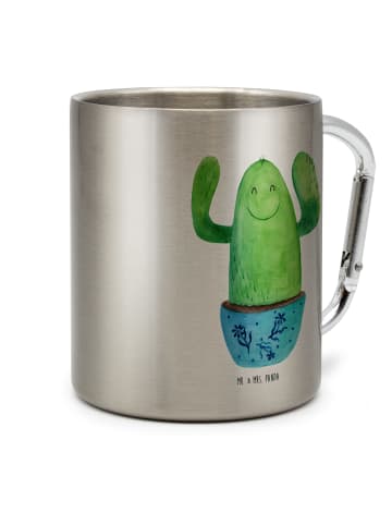 Mr. & Mrs. Panda Thermobecher Kaktus Happy ohne Spruch in Silber