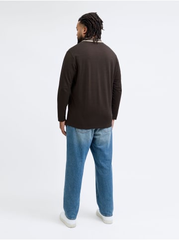 JACK & JONES PLUS Poloshirt in Crocodile