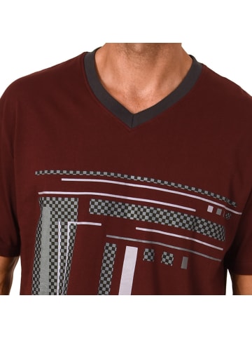 NORMANN Single-Jersey Shorty in rubin